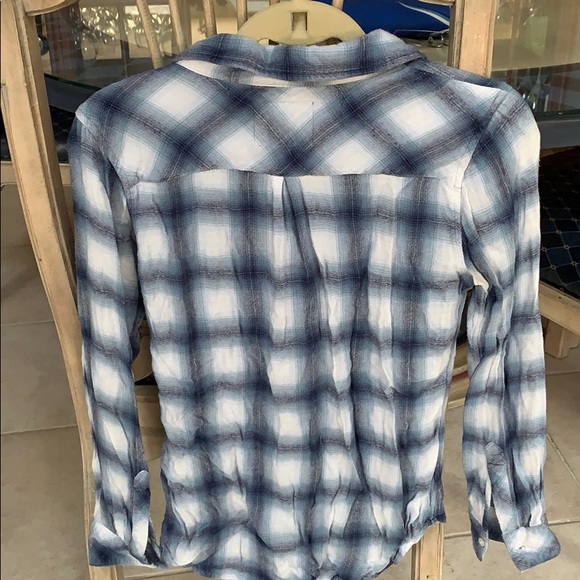 Rails blue plaid button down - Picture 2 of 4